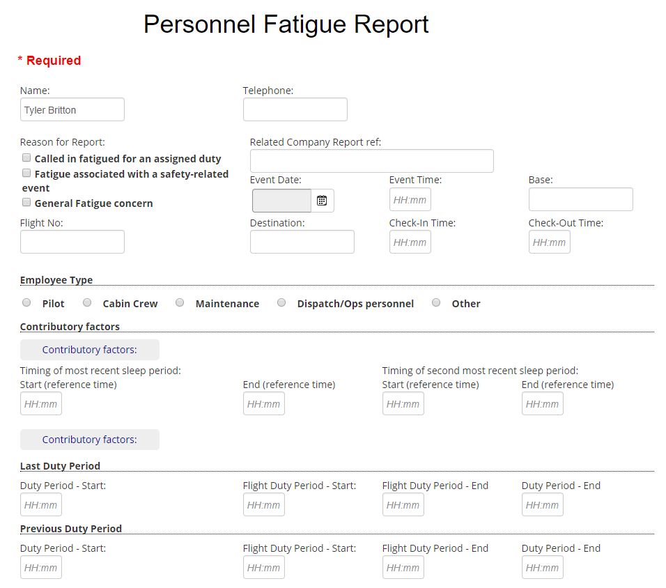10 Most Important Hazard Reporting Forms Aviation SMS